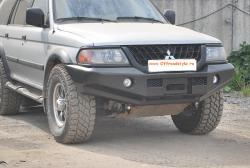 передний силовой бампер под лебедку Mitsubishi Pajero sport/L200 old белгород