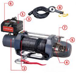 Лебедка ComeUp Seal DS-9.5s 12V белгород краснодар ростов ставрополь нальчик уфа